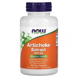 Товары для здоровья, спорта и фитнеса NOW Artichoke Extract 450mg   (90 vcaps)