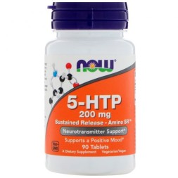 Добавки для сна NOW 5-HTP 200 мг  (90 таб)